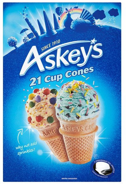 Askeys Cup Cones, 21 ct