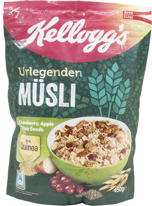 Kellogg's Ancient Legends Muesli with Quinoa, 400 gr