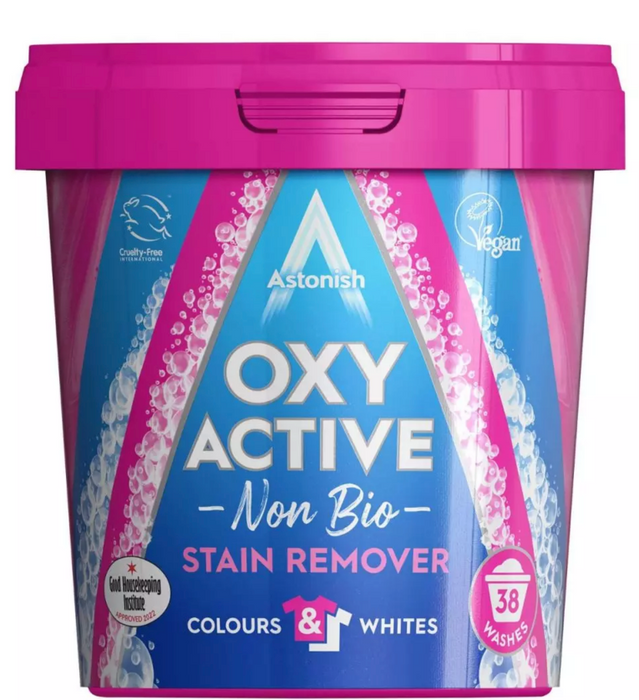 Astonish Oxy Active Non-Bio Fabric Stain Remover , 825 gr