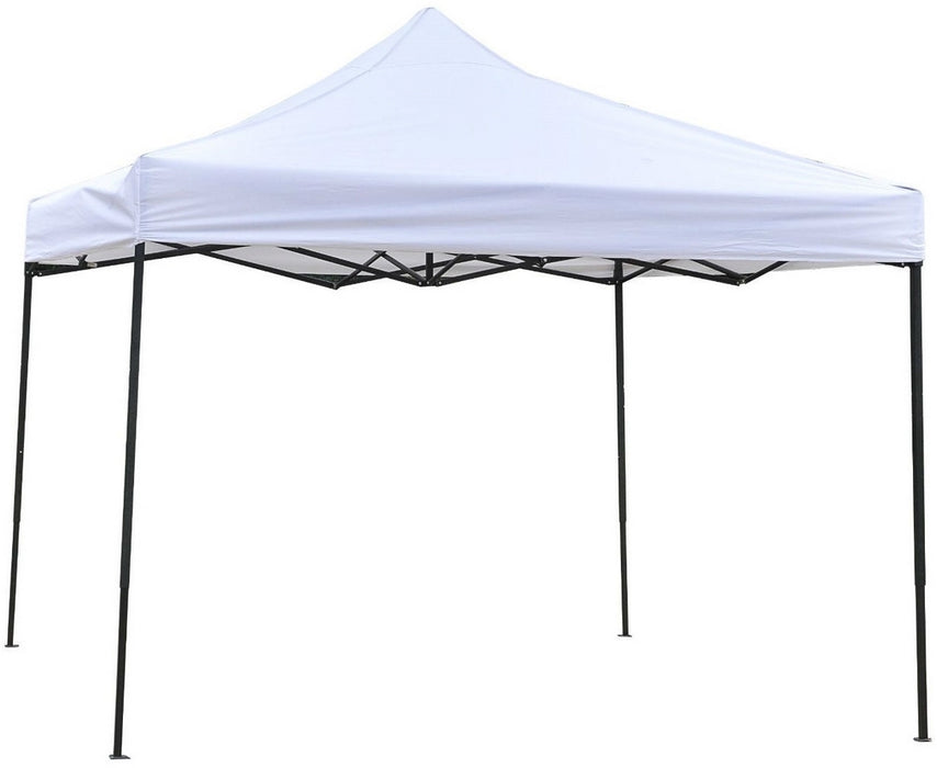 Canopy 10 by 10 ft (3.05 mÂ²) Party Tent, Steel Frame, White, 
