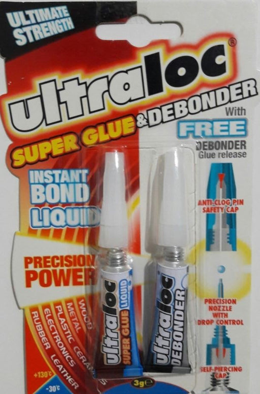 Ultraloc Super Glue & Debonder, 3 gr