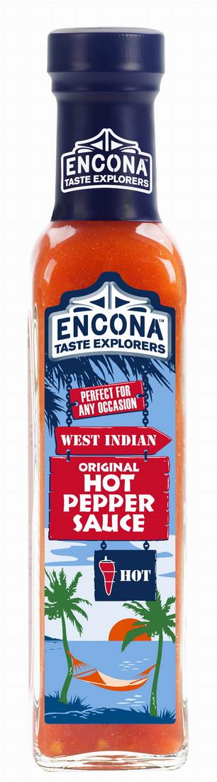 Encona West Indian Original Hot Pepper Sauce, 142 ml