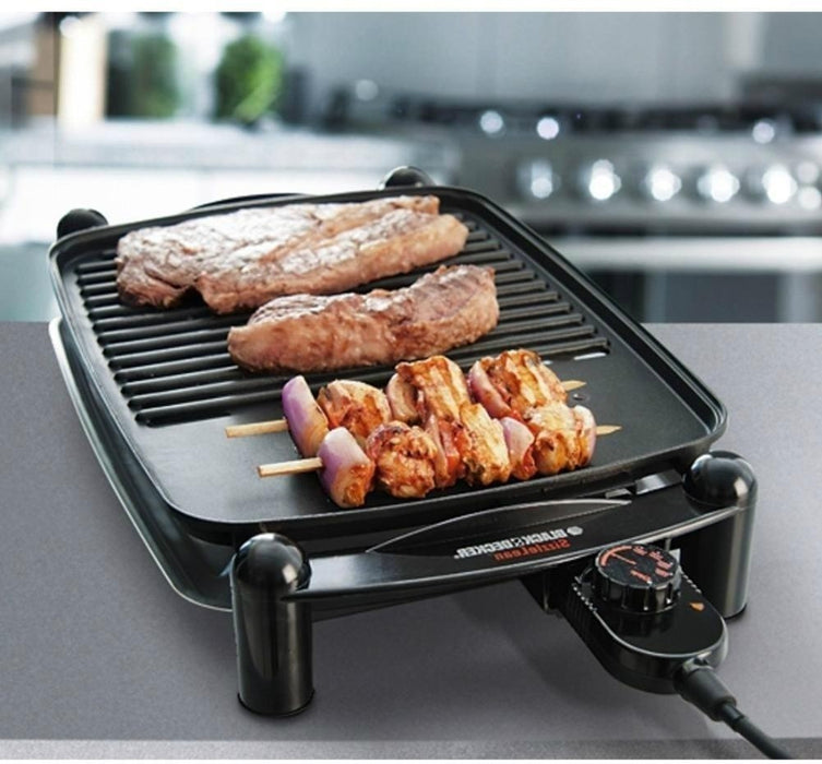 Black & Decker 1500 Watt Open Flat Electric Grill and Griddle, Model #IG201 