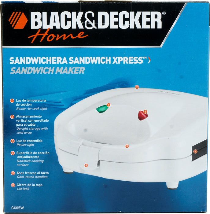 Black & Decker Sandwich Express Sandwich Maker , 220 V