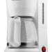 Black + Decker 5-Cup Coffee Maker, White, Model: DCM-601W