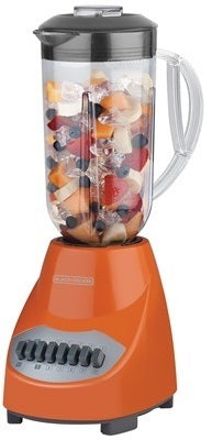 Black & Decker 10-Speed Blender, Orange, Model #BLBD10PO