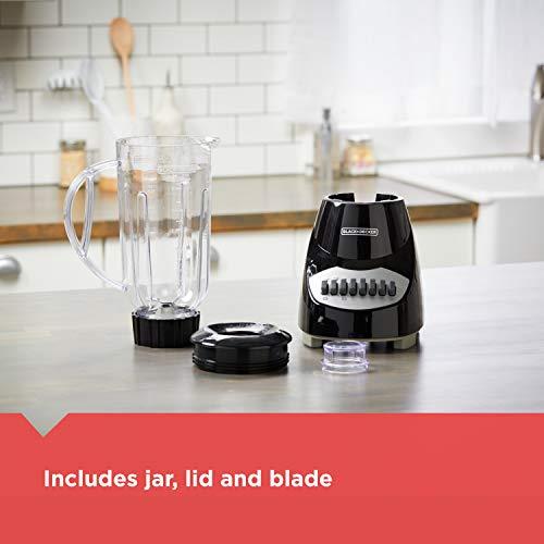 Black + Decker 10-Speed Blender, Black, Model: BL2010BPA