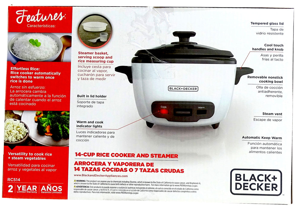 Black & Decker 14-Cup Rice Cooker