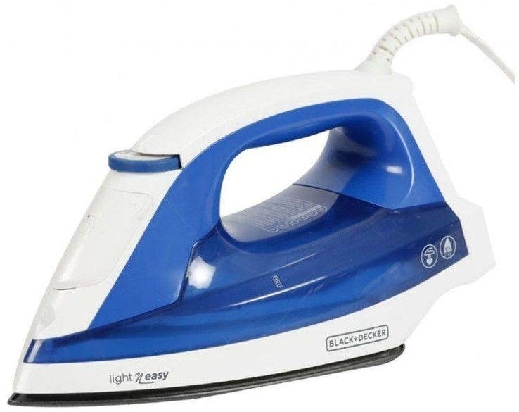 Black + Decker Light 'N Easy Steam Iron, Model: IR1810