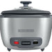 Black & Decker 20-Cups Rice Cooker, Grey, Model #RC5200