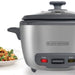 Black & Decker 20-Cups Rice Cooker, Grey, Model #RC5200