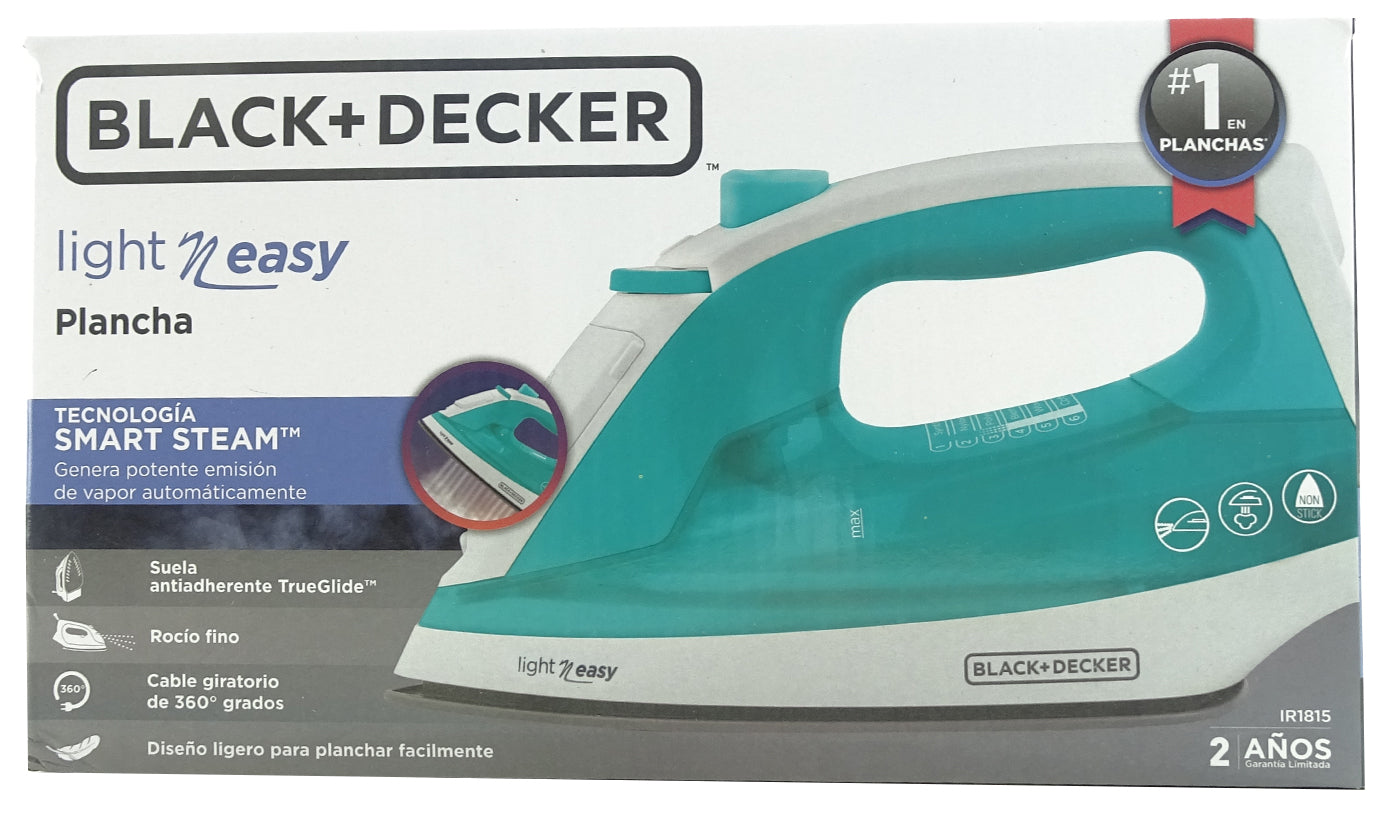 Black + Decker Light 'N Easy Steam Iron —