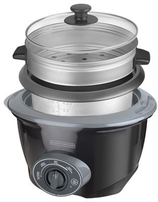 Black & Decker 16-Cup Rice Cooker, Black, Model #RCP516