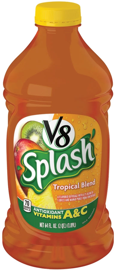 Campbell's V8 Splash, Tropical Blend, 64 oz