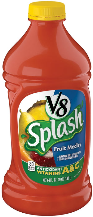 Campbell's V8 Splash, Fruit Medly, 64 oz