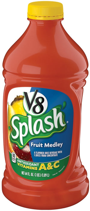 Campbell's V8 Splash, Fruit Medly, 64 oz