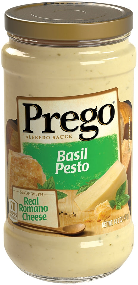 Prego Basil Pesto Alfredo Sauce, 14.5 oz