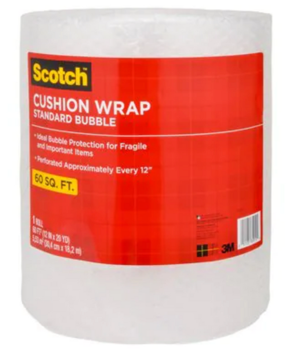 Scotch Cushion Wrap 7960, 12 in x 60 ft , 1 pc