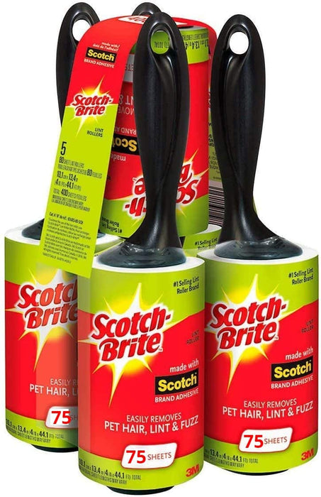 Scotch Lint Rollers, Value Pack , 5 ct