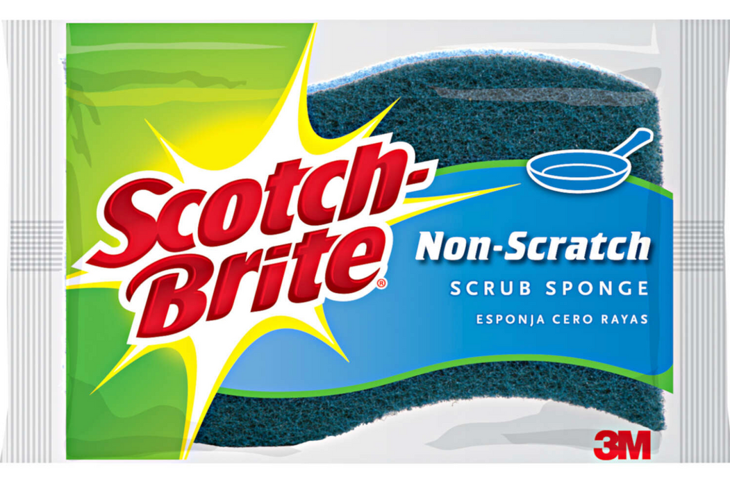 Scotch-Brite Non-Scatch Scrub Sponge , 1 pc