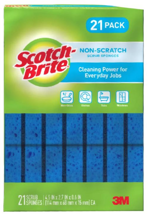 Scotch-Brite Non Scratch Scrub Sponges , 21 ct