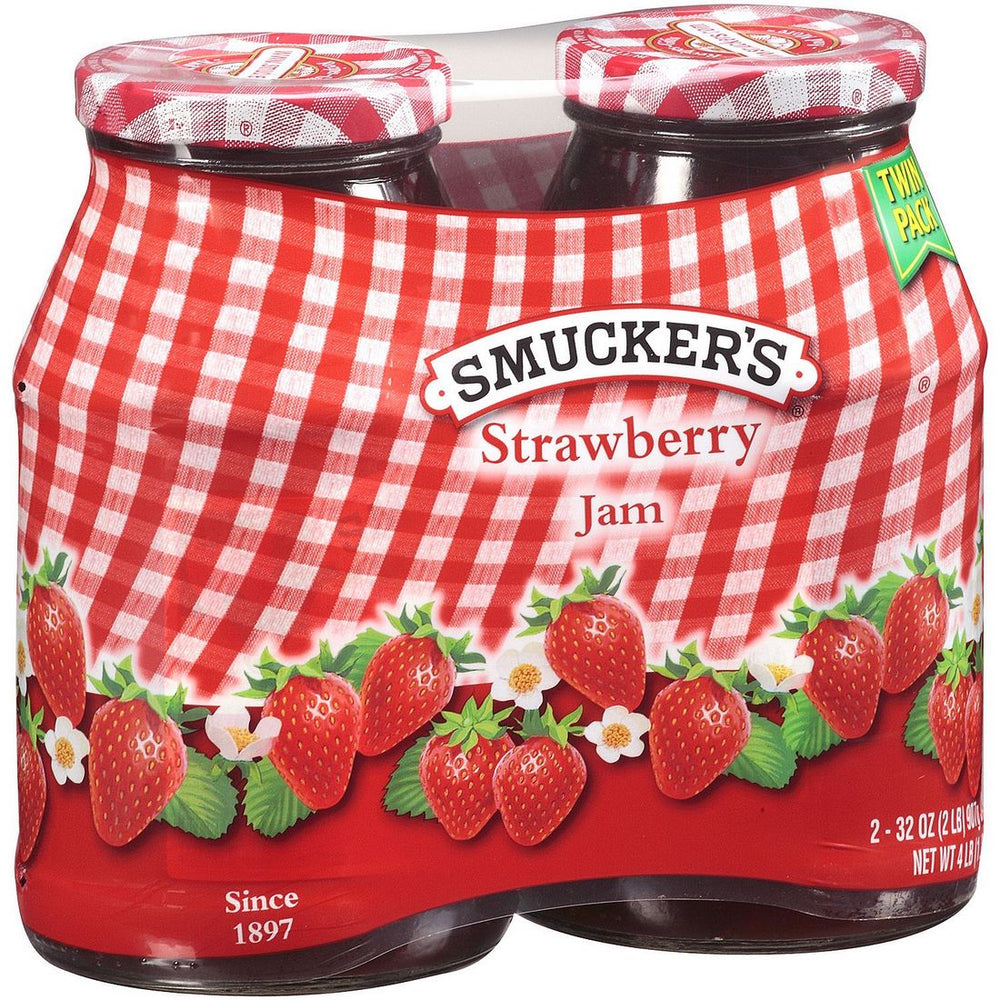 Smucker's Strawberry Preserves Twin Pack, 2 x 32 oz