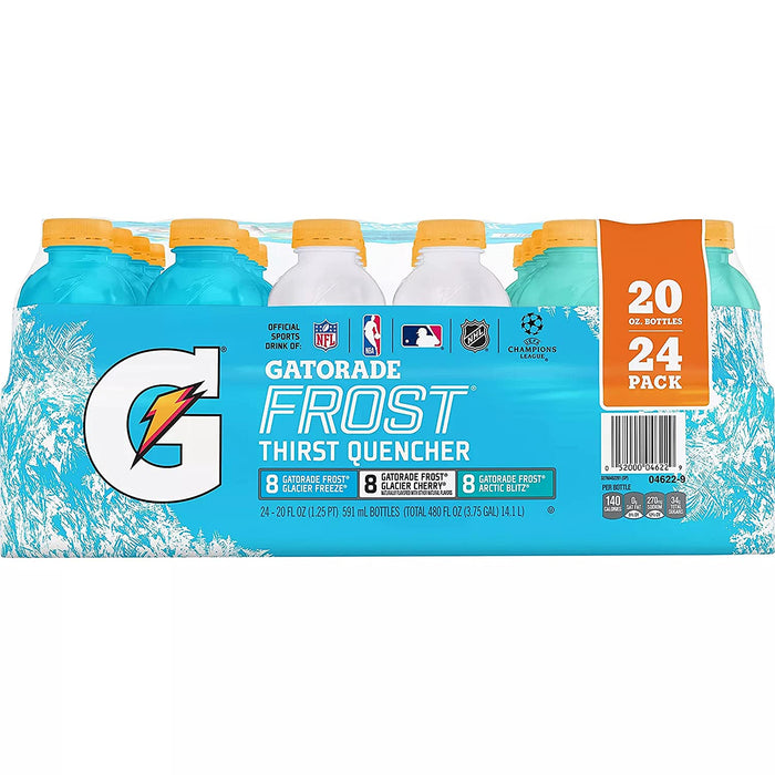 Gatorade Thirst Quencher Frost, Variety Pack , 24 x 20 oz