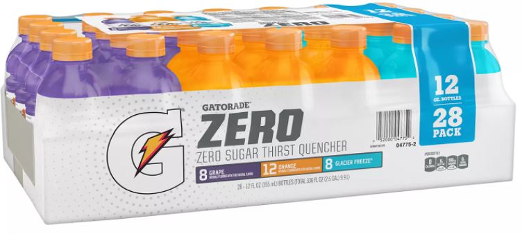 Gatorade Zero Sports Drink, Variety Pack , 28 x 12 oz