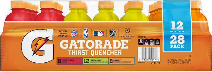 Gatorade Thirst Quencher, Core Variety Pack, 28-Pack , 28 x 12 oz