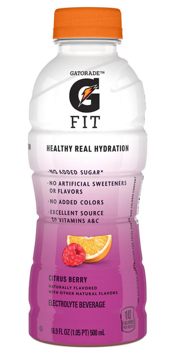 Gatorade Fit Electrolyte Beverage, 4-Flavor, Variety Pack , 15 x 16.9 oz