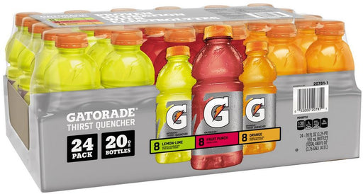 Gatorade Thirst Quencher Variety Pack (Expiration date: March 22, 2019), 24 x 20 oz