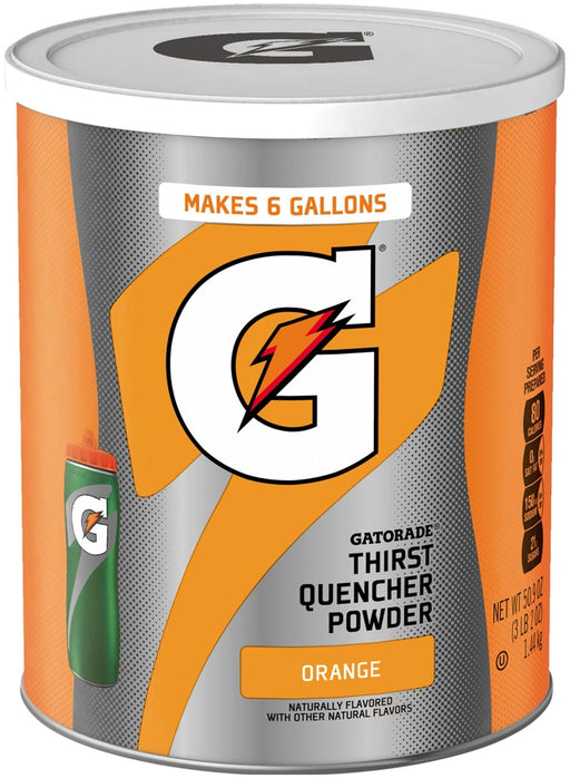 Gatorade Thirst Quencher Powder, Orange Natural Flavored, 50.9 oz