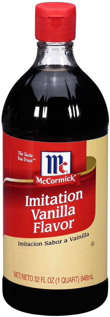 Mc Cormick Imitation Vanilla Flavor, 32 oz