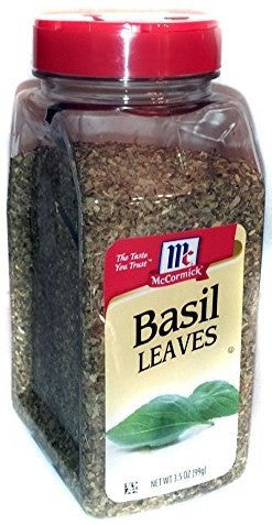 McCormick Basil Leaves, 3.5 oz
