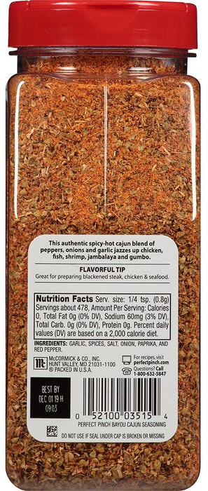 McCormick Bayou Cajun Seasoning, 13.5 oz