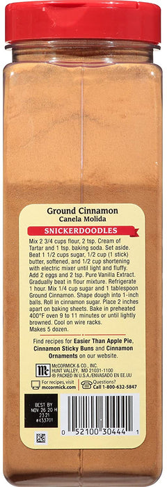 McCormick Club Size Cinnamon, 18 oz
