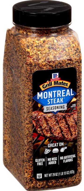 McCormick Grill Mates Montreal Steak Seasoning 29 oz Goisco