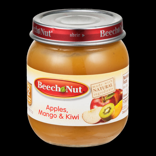 Beech-Nut Natural Baby Food Stage 2, Apples, Mango & Kiwi, 4 oz