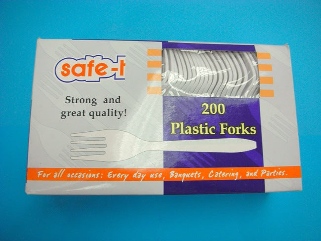 Safe-T Forks, 200 ct
