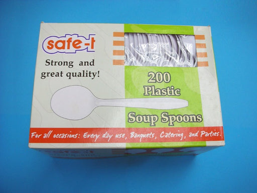Safe-T Soup Spoons, 200 ct