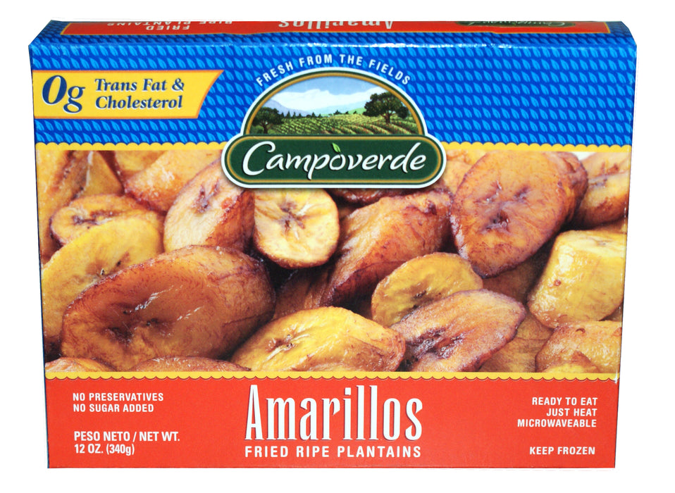 Campoverde Frozen Amarillos Fried Ripe Plantain , 12 oz