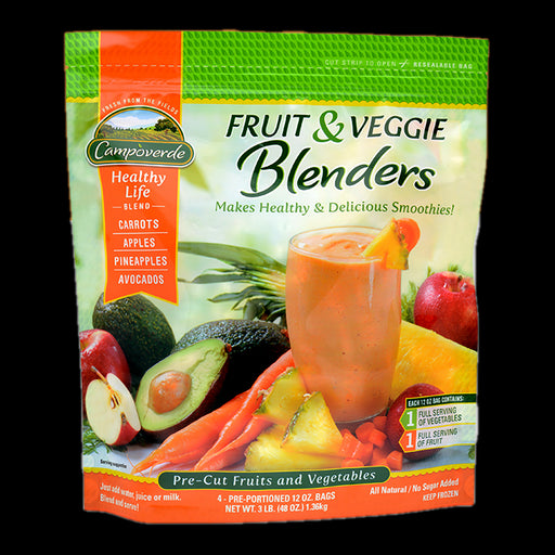 Campoverde Fruit & Veggie Blenders, Healthy Life, All Natural, No Sugar, 3 lbs