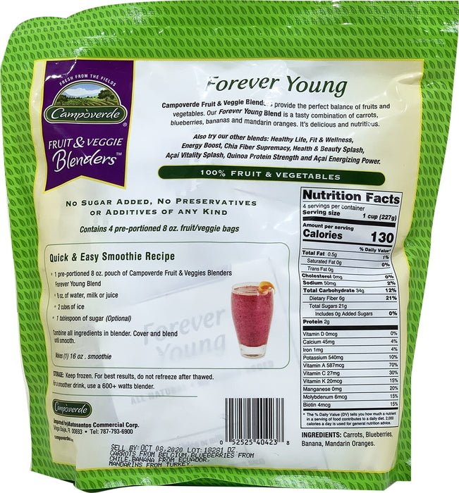 Campoverde Fruit & Veggie Blenders Forever Young, 2 lbs