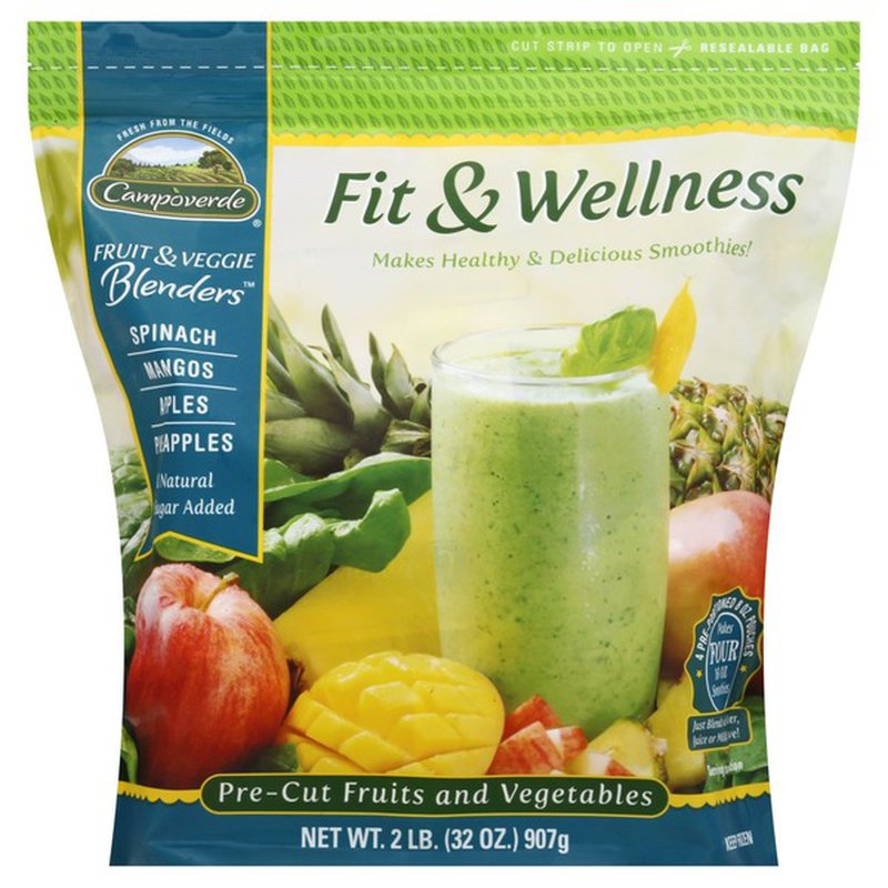 Compoverde Fit & Wellness Pre-Cut Frozen Fruits & Vegetables Blend, 2 lbs