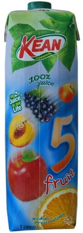 Kean 100% 5 Fruits Juice, 1 L