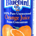 Bluebird Orange Juice, 11.5 oz