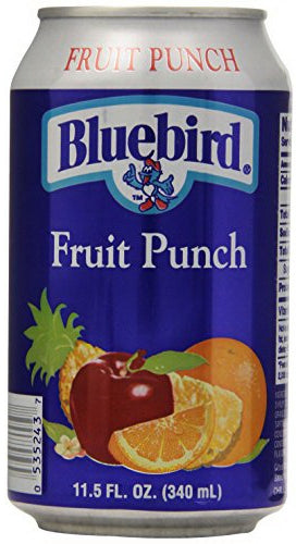 Bluebird Fruit Punch, 11.5 oz