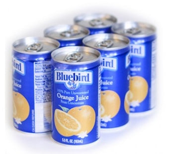 Bluebird Orange Juice, 6-Pack, 6 x 5.5 oz