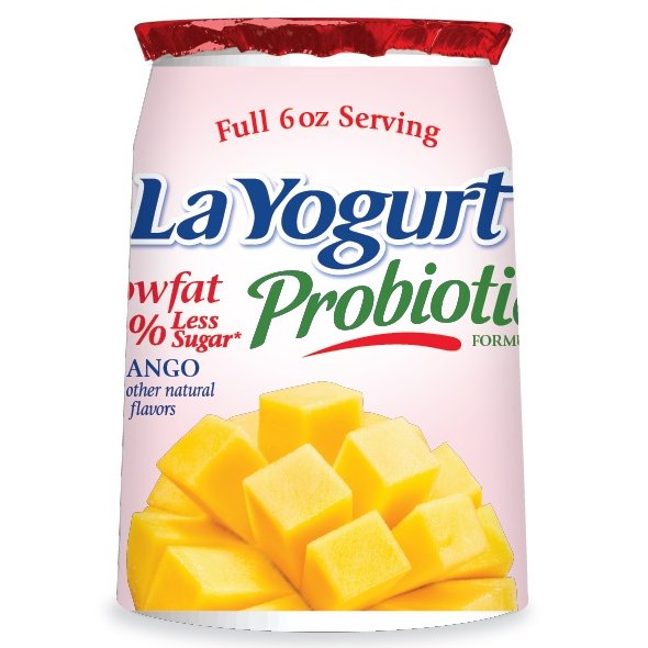 La Yogurt Lowfat Yogurt, Mango Flavor , 6 oz