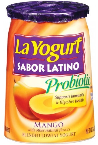 La Yogurt Probiotic Sabor Latino Mango Blended Low-Fat Yogurt, 6 oz